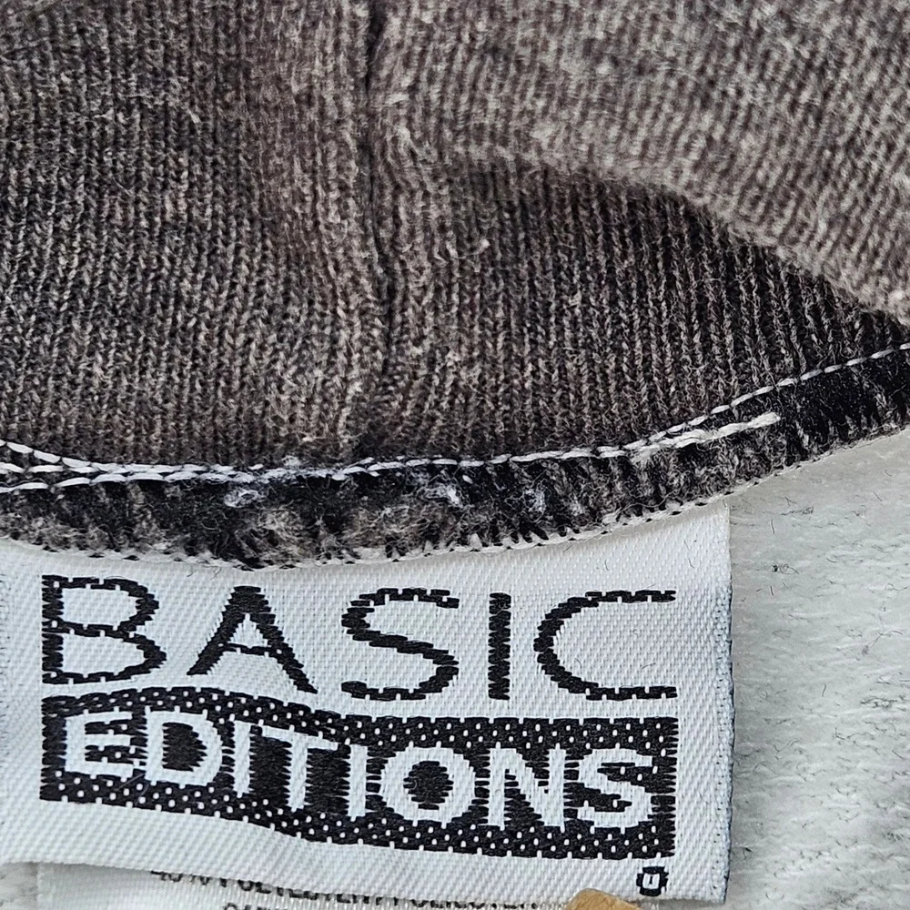 Vintage Basics Whimsy Cat & Dog Sweatshirt Small Autumn Animals Print Teacher - Picture 6 of 8